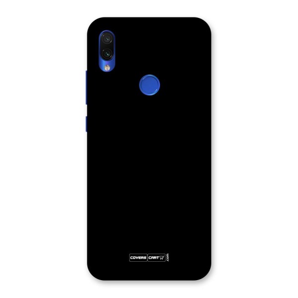 Simple Black Back Case for Redmi Note 7S