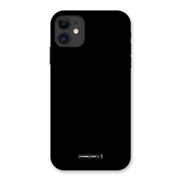Simple Black Back Case for iPhone 11