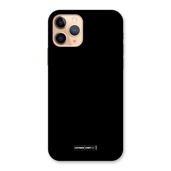 Simple Black Back Case for iPhone 11 Pro