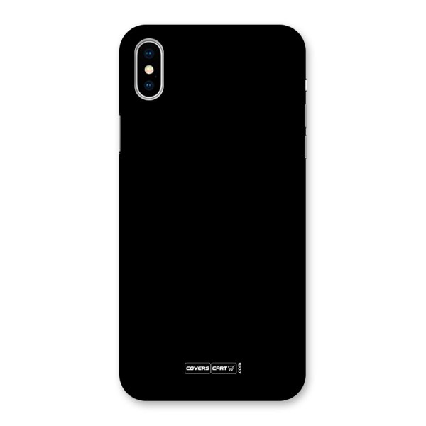Simple Black Back Case for iPhone XS