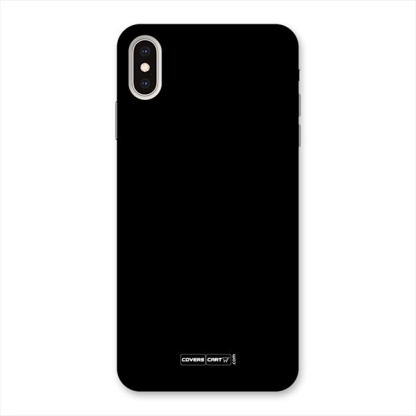 Simple Black Back Case for iPhone XS Max