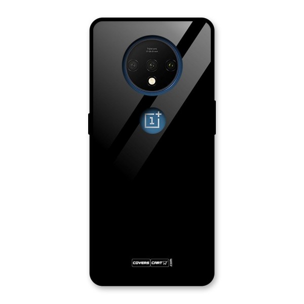 Simple Black Glass Back Case for OnePlus 7T