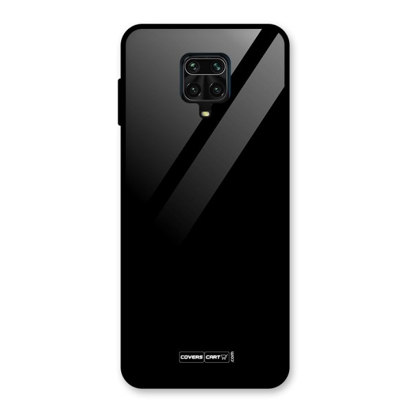 Simple Black Glass Back Case for Poco M2 Pro