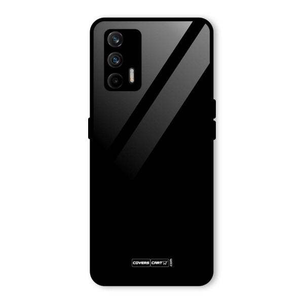 Simple Black Glass Back Case for Realme X7 Max