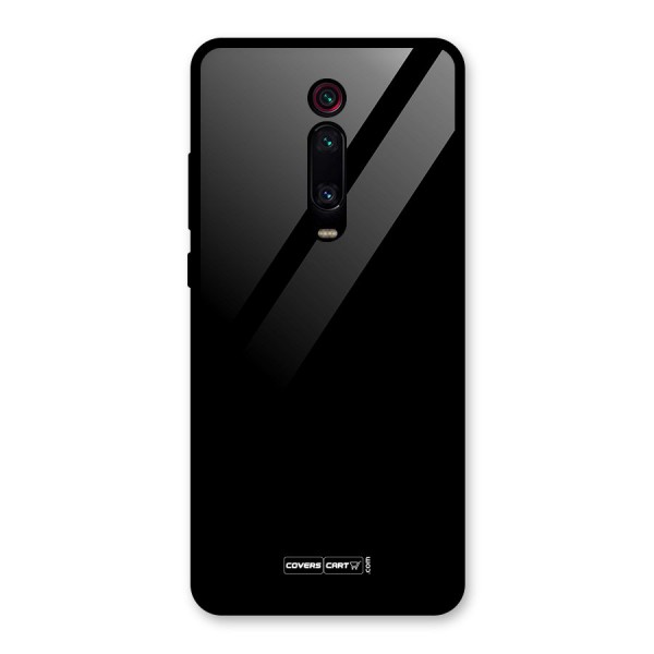 Simple Black Glass Back Case for Redmi K20 Pro