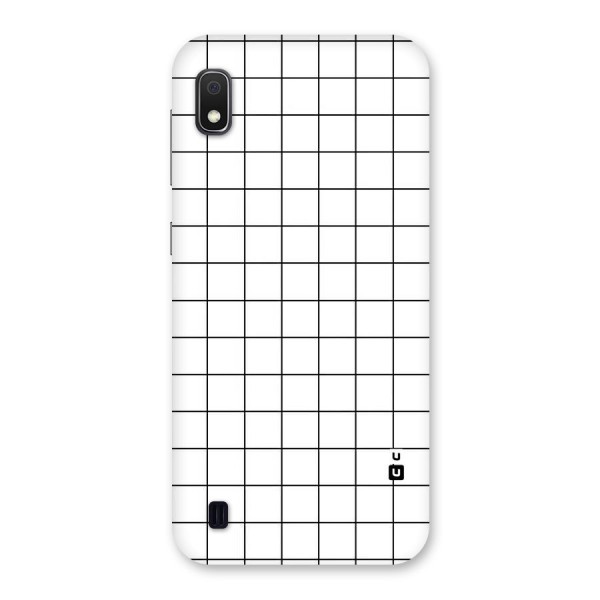 Simple Checks Back Case for Galaxy A10