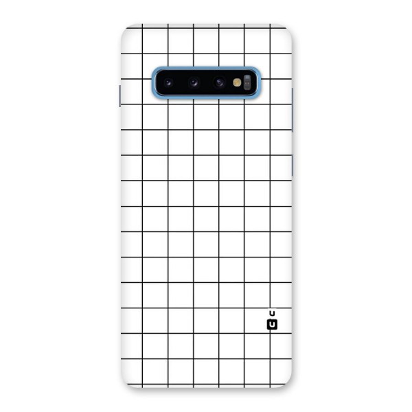Simple Checks Back Case for Galaxy S10 Plus