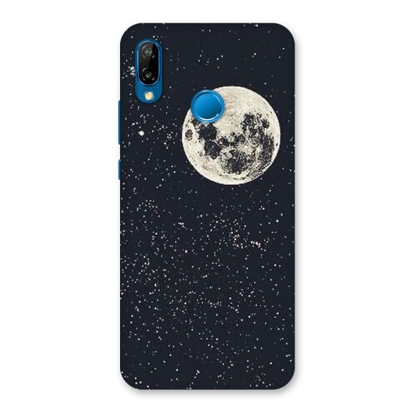 Simple Galaxy Back Case for Huawei P20 Lite