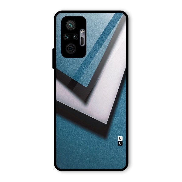 Simple Right Tick Glass Back Case for Redmi Note 10 Pro Max
