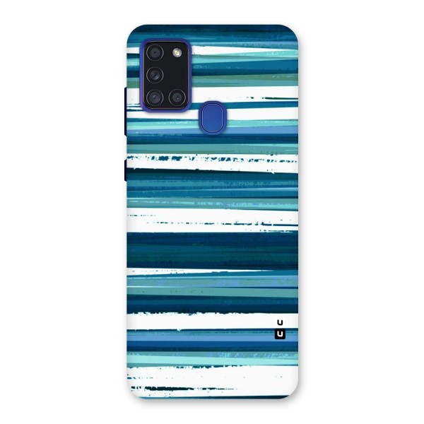 Simple Soothing Lines Back Case for Galaxy A21s