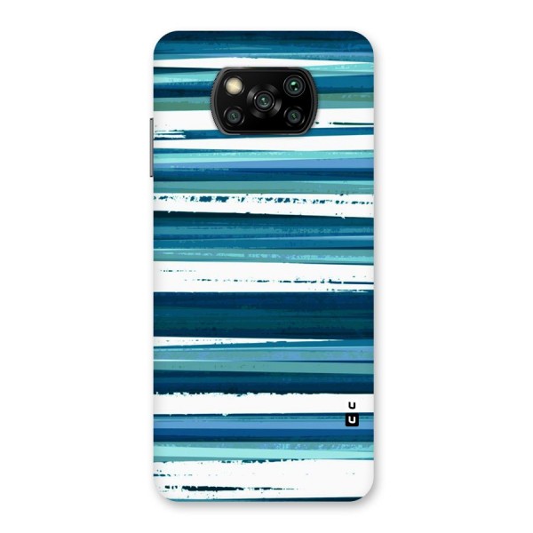 Simple Soothing Lines Back Case for Poco X3