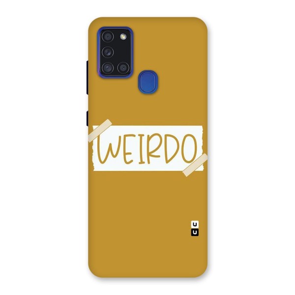 Simple Weirdo Back Case for Galaxy A21s