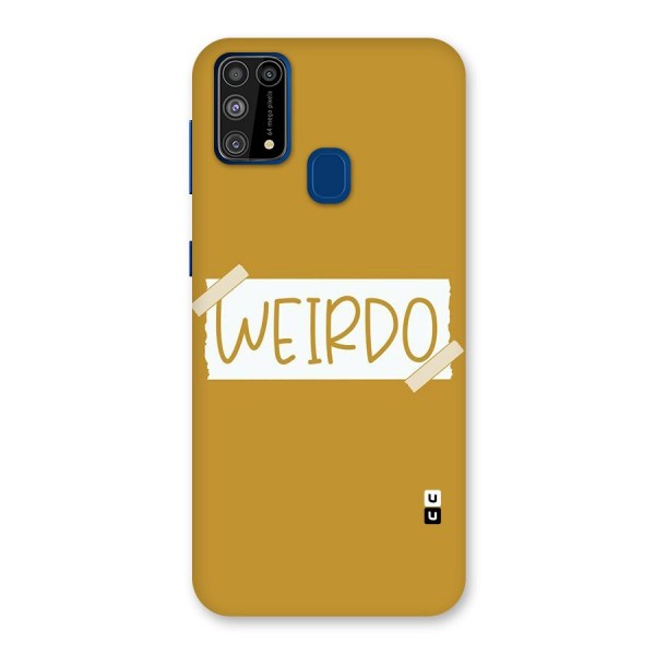 Simple Weirdo Back Case for Galaxy M31