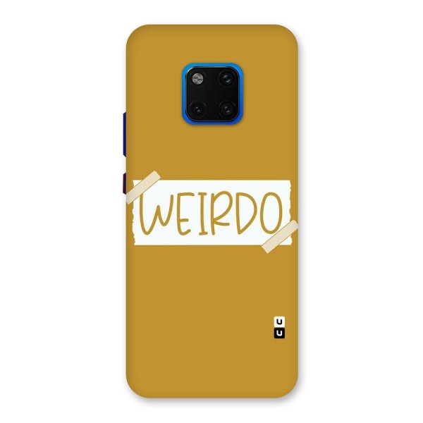 Simple Weirdo Back Case for Huawei Mate 20 Pro