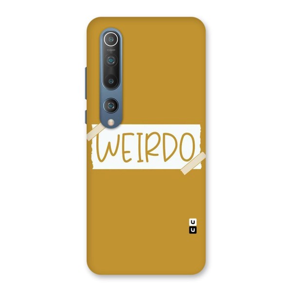 Simple Weirdo Back Case for Mi 10