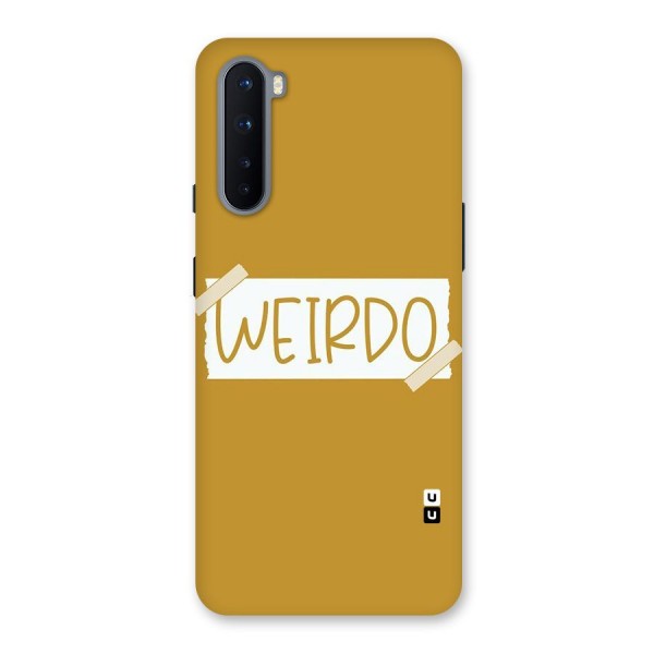 Simple Weirdo Back Case for OnePlus Nord