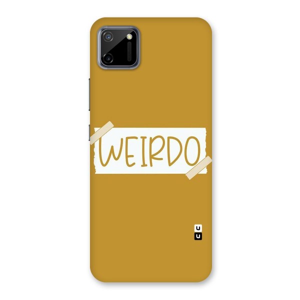 Simple Weirdo Back Case for Realme C11