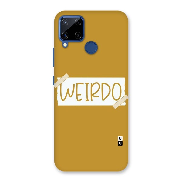 Simple Weirdo Back Case for Realme C12