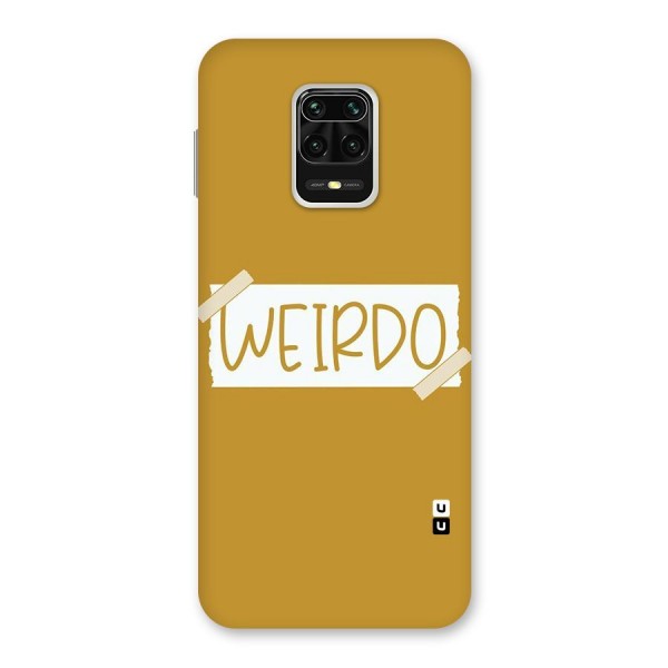 Simple Weirdo Back Case for Redmi Note 9 Pro Max