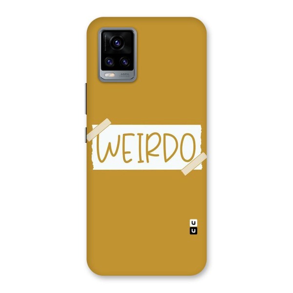 Simple Weirdo Back Case for Vivo V20