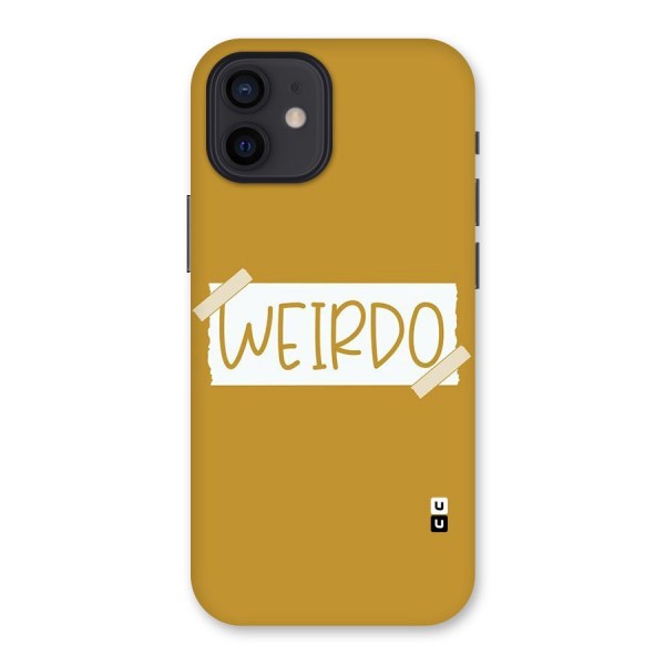 Simple Weirdo Back Case for iPhone 12