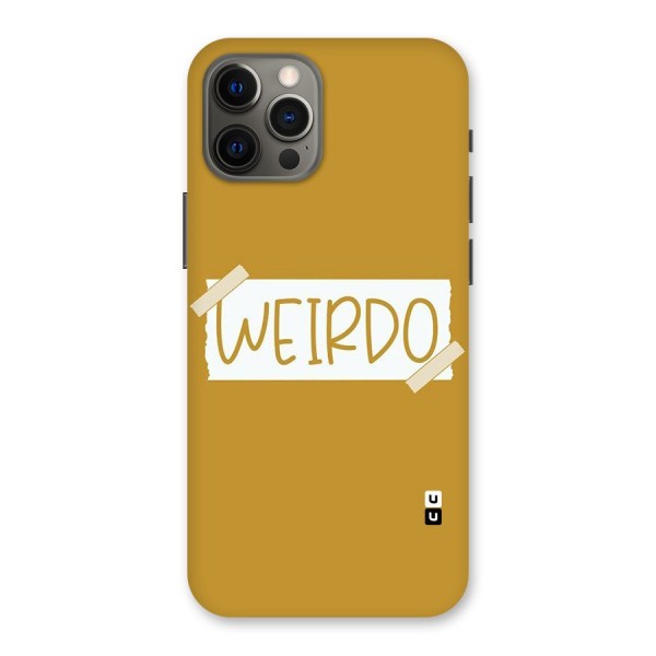 Simple Weirdo Back Case for iPhone 12 Pro Max