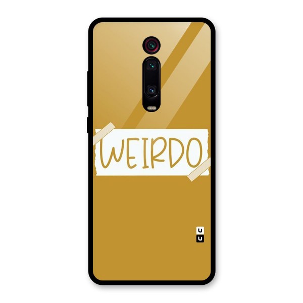 Simple Weirdo Glass Back Case for Redmi K20 Pro