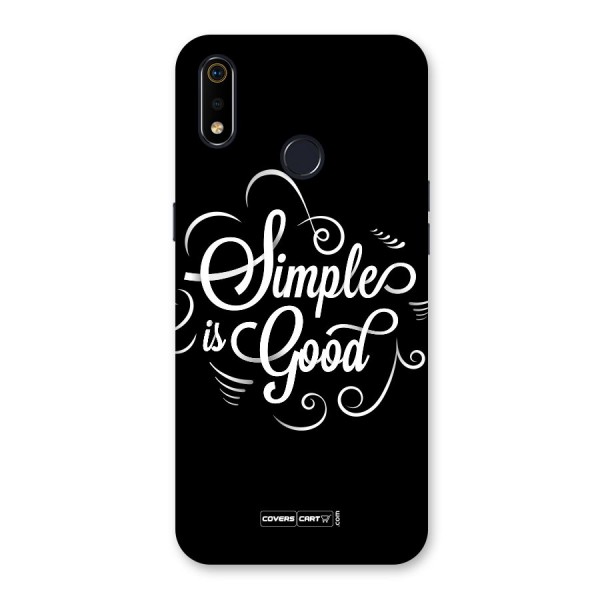 Simple is Good Back Case for Realme 3i