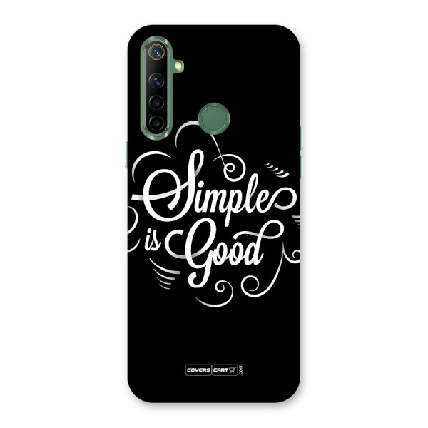 Simple is Good Back Case for Realme Narzo 10