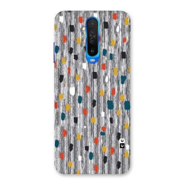 Single Paint Pattern Back Case for Poco X2