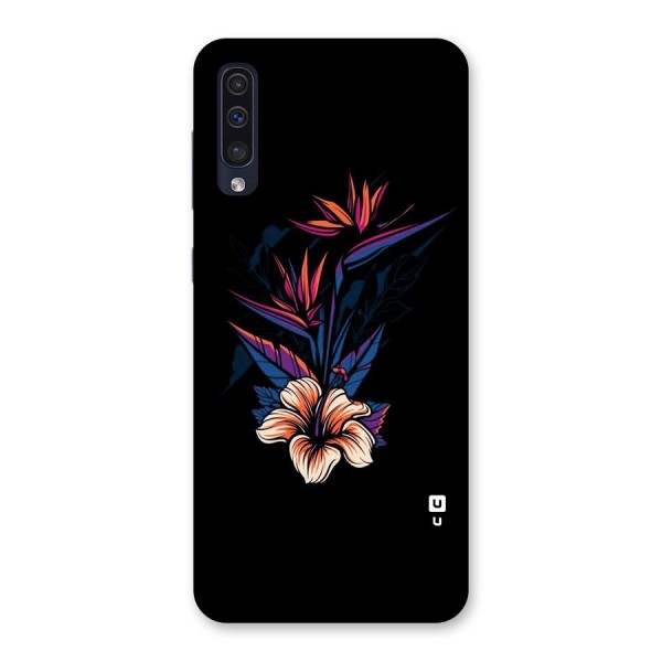 Single Painted Flower Back Case for Galaxy A50