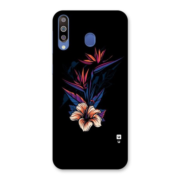 Single Painted Flower Back Case for Galaxy M30