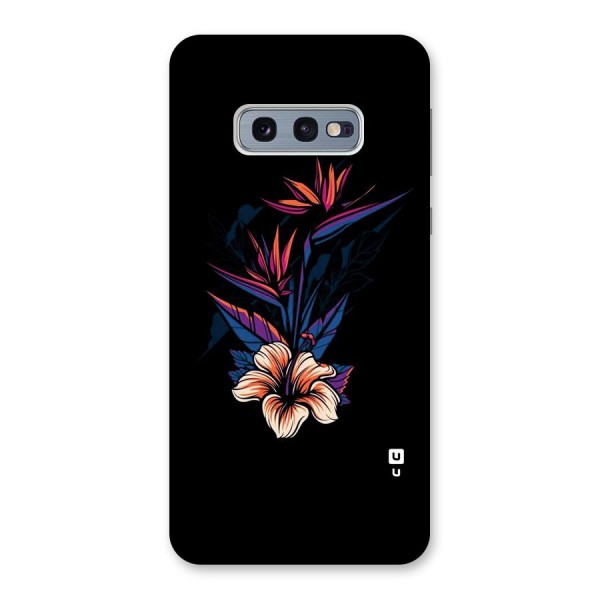 Single Painted Flower Back Case for Galaxy S10e