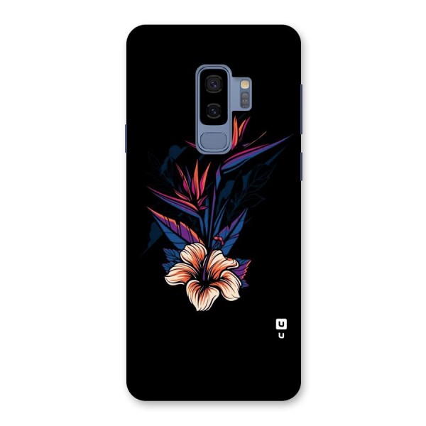 Single Painted Flower Back Case for Galaxy S9 Plus