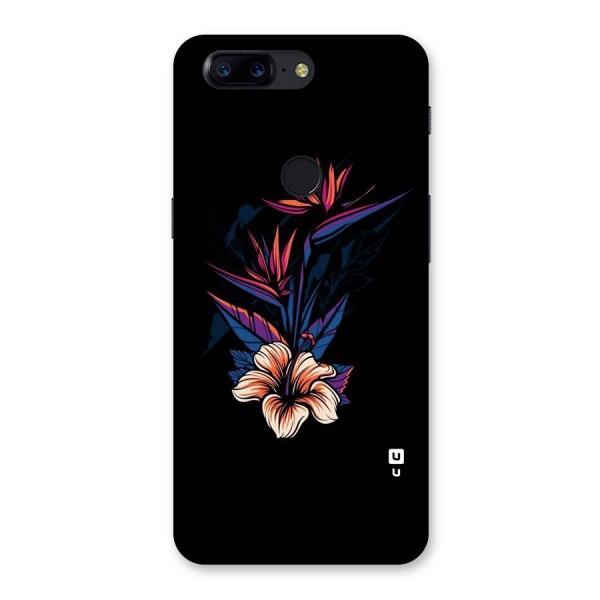 Single Painted Flower Back Case for OnePlus 5T