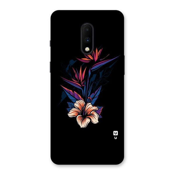 Single Painted Flower Back Case for OnePlus 7