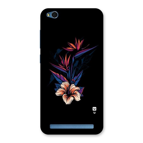 Single Painted Flower Back Case for Redmi 5A