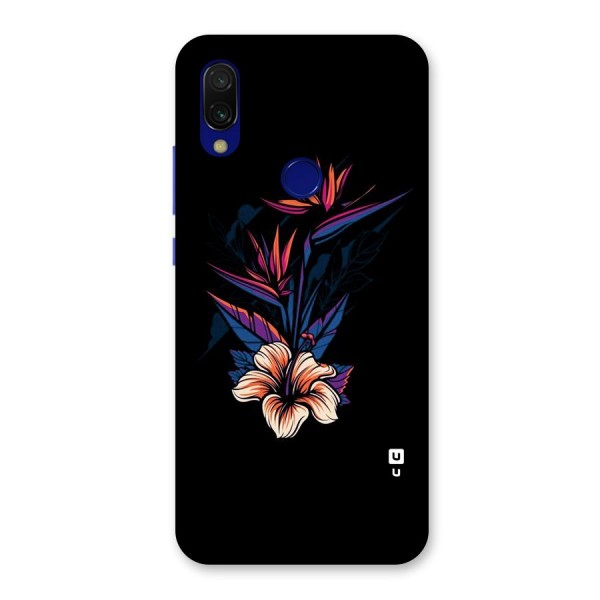 Single Painted Flower Back Case for Redmi Y3