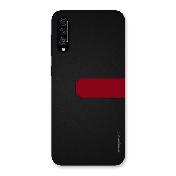 Single Red Stripe Back Case for Galaxy A30s