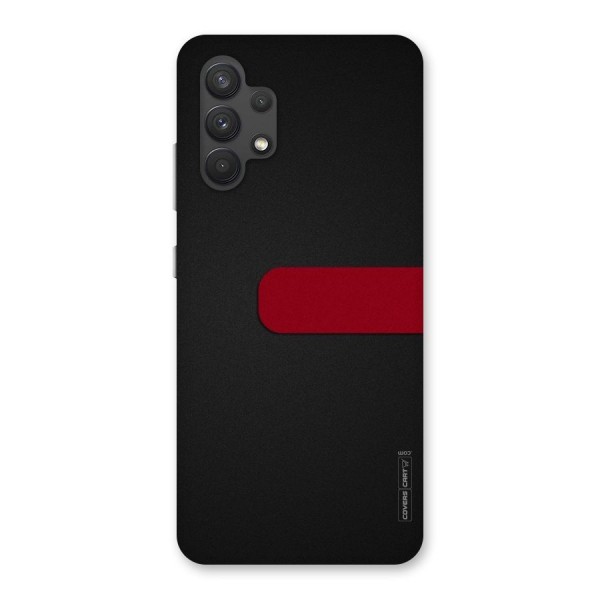 Single Red Stripe Back Case for Galaxy A32