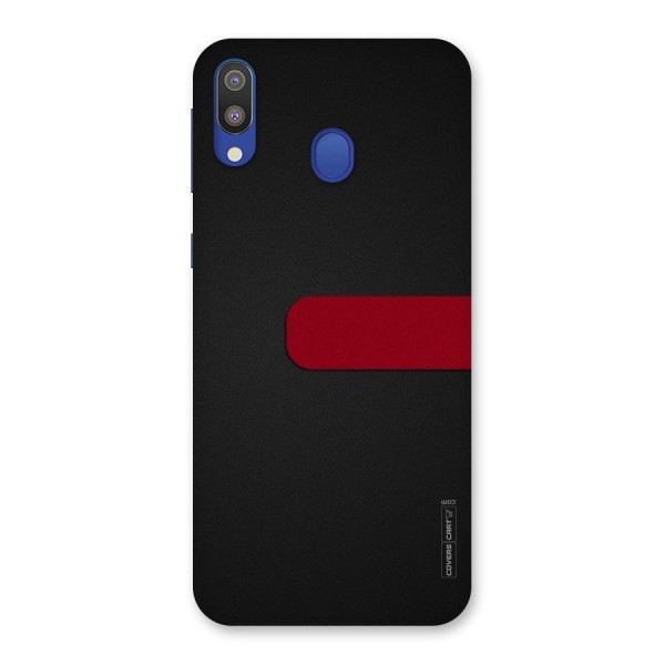 Single Red Stripe Back Case for Galaxy M20