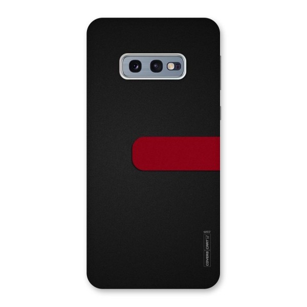 Single Red Stripe Back Case for Galaxy S10e