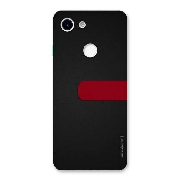 Single Red Stripe Back Case for Google Pixel 3