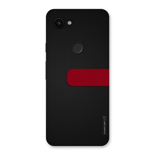 Single Red Stripe Back Case for Google Pixel 3a
