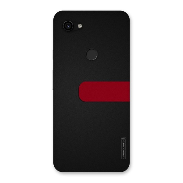 Single Red Stripe Back Case for Google Pixel 3a XL