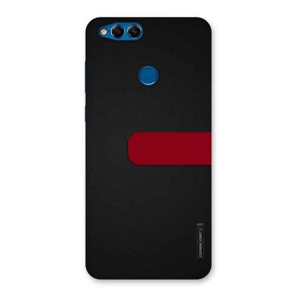 Single Red Stripe Back Case for Honor 7X