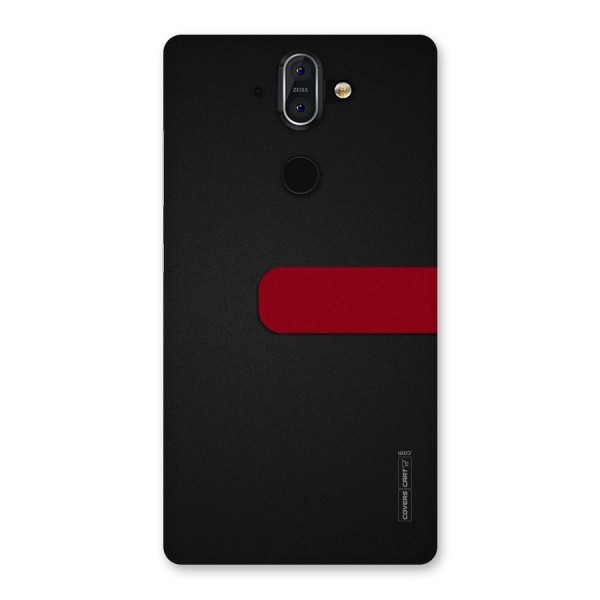 Single Red Stripe Back Case for Nokia 8 Sirocco