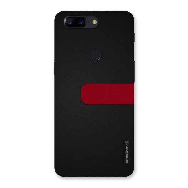 Single Red Stripe Back Case for OnePlus 5T