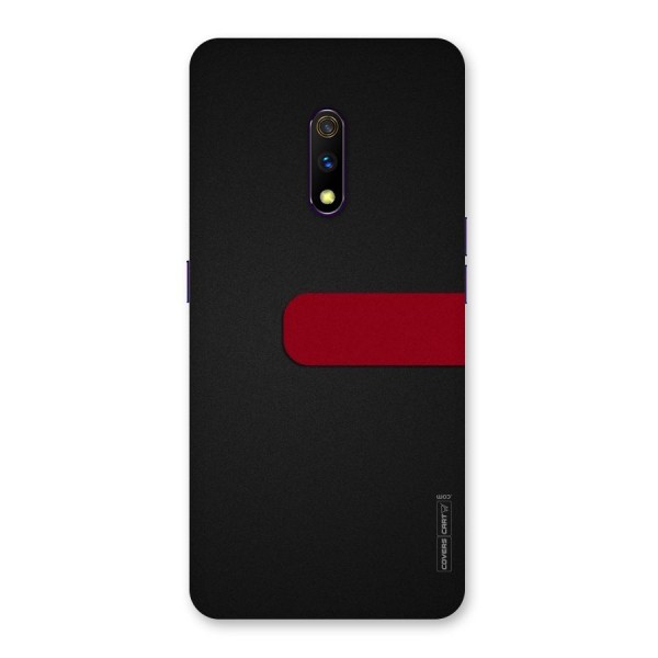 Single Red Stripe Back Case for Realme X