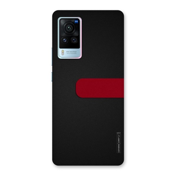 Single Red Stripe Back Case for Vivo X60 Pro